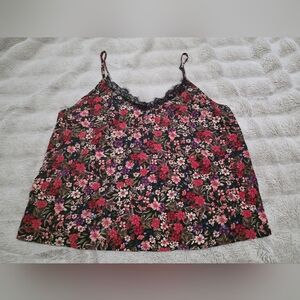 SHEIN Black Floral Lace Camisole